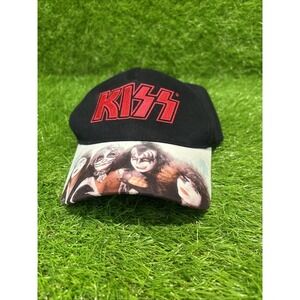 Vintage 2006 Kiss Band Hat Unifit Winterland Classic Rock Fitted Hat Size M 57CM